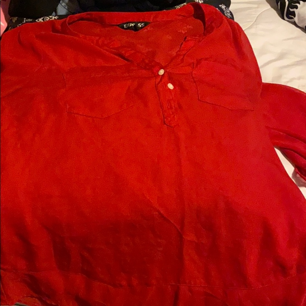 A express silky shirt
